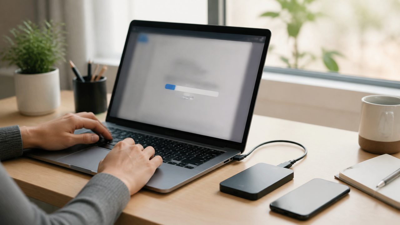 Envoi d’un fichier lourd depuis un ordinateur portable