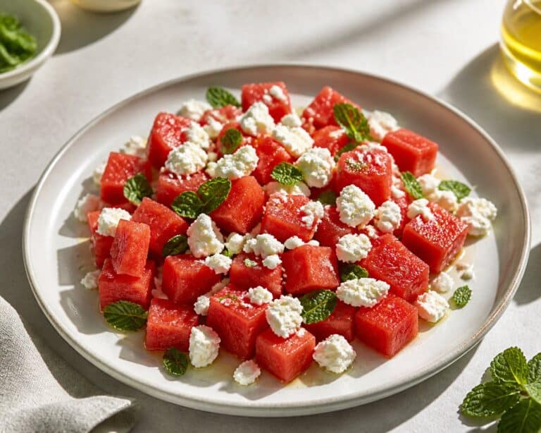 Salade pastèque feta